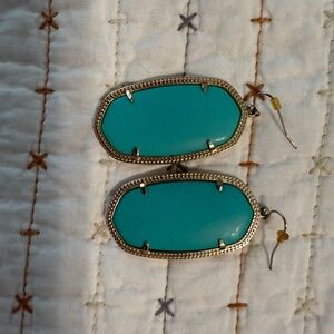 Beautiful turquoise Kendra Scott earrings New!